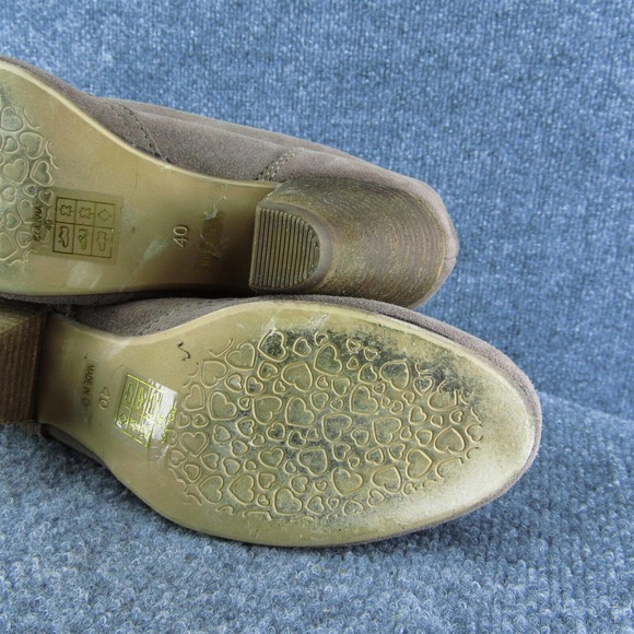 Chelsea Crew Brown Suede Ankle Boots Women 40 Heeled Pull On Stylish - Picture 9 of 9